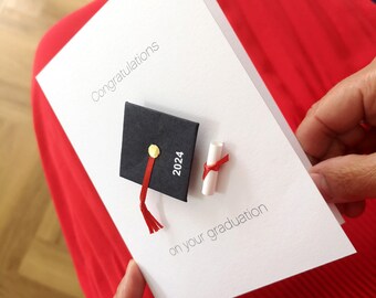 Personalised Graduation Card | Handmade Graduation Card | Origami Graduation | University Graduation | Graduation Keepsake | Class of 2026