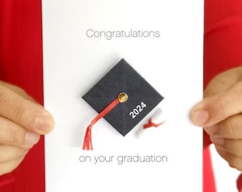 Personalised Graduate Card | 3D Origami Graduation  | University Graduation | Handmade Card | Graduation Keepsake | Degree Congratulations