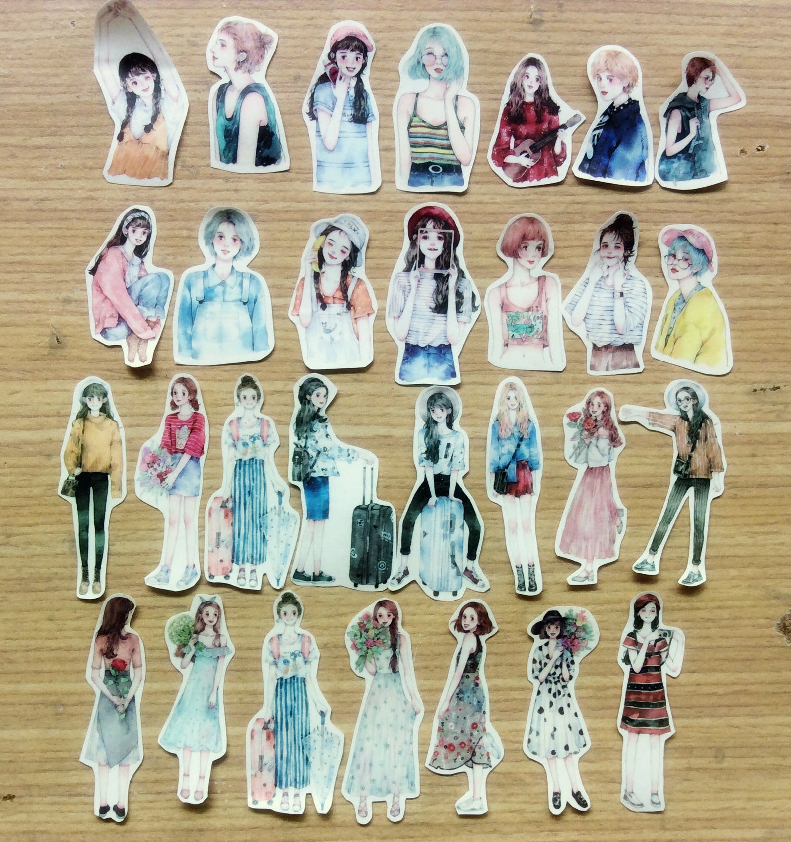 Girl stickers Etsy
