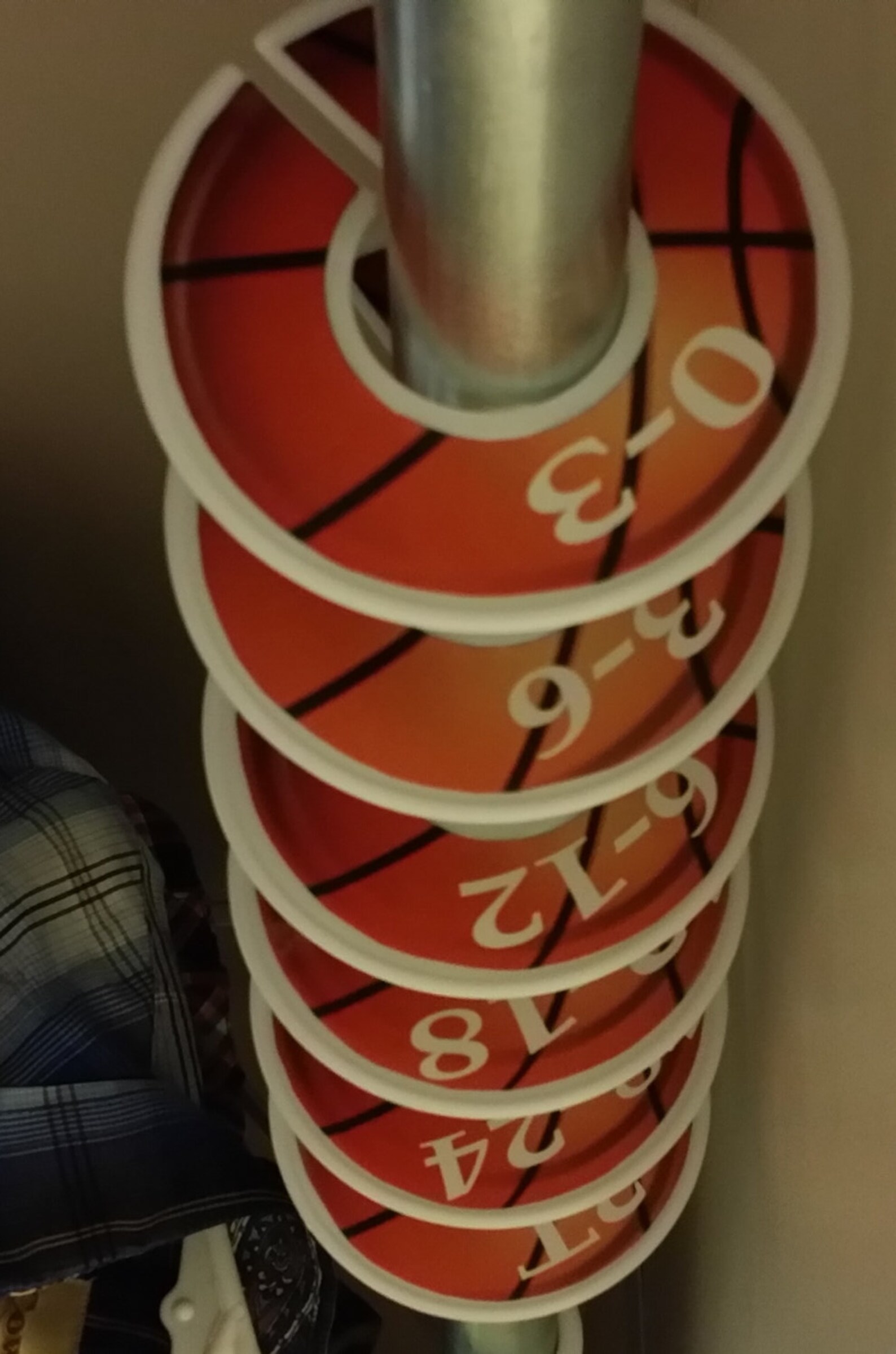 6 Custom Closet Dividers Basketball Assembled Etsy