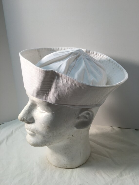 WWIWWII Navy sailors white Dixie Cup Hat Large Etsy