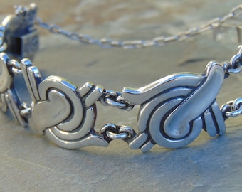 Pedro Castillo ~ Vintage Taxco Mexico Sterling Silver Heavy Link