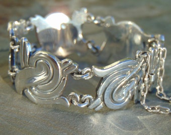 Pedro Castillo ~ Vintage Taxco Mexico Sterling Silver Heavy Link
