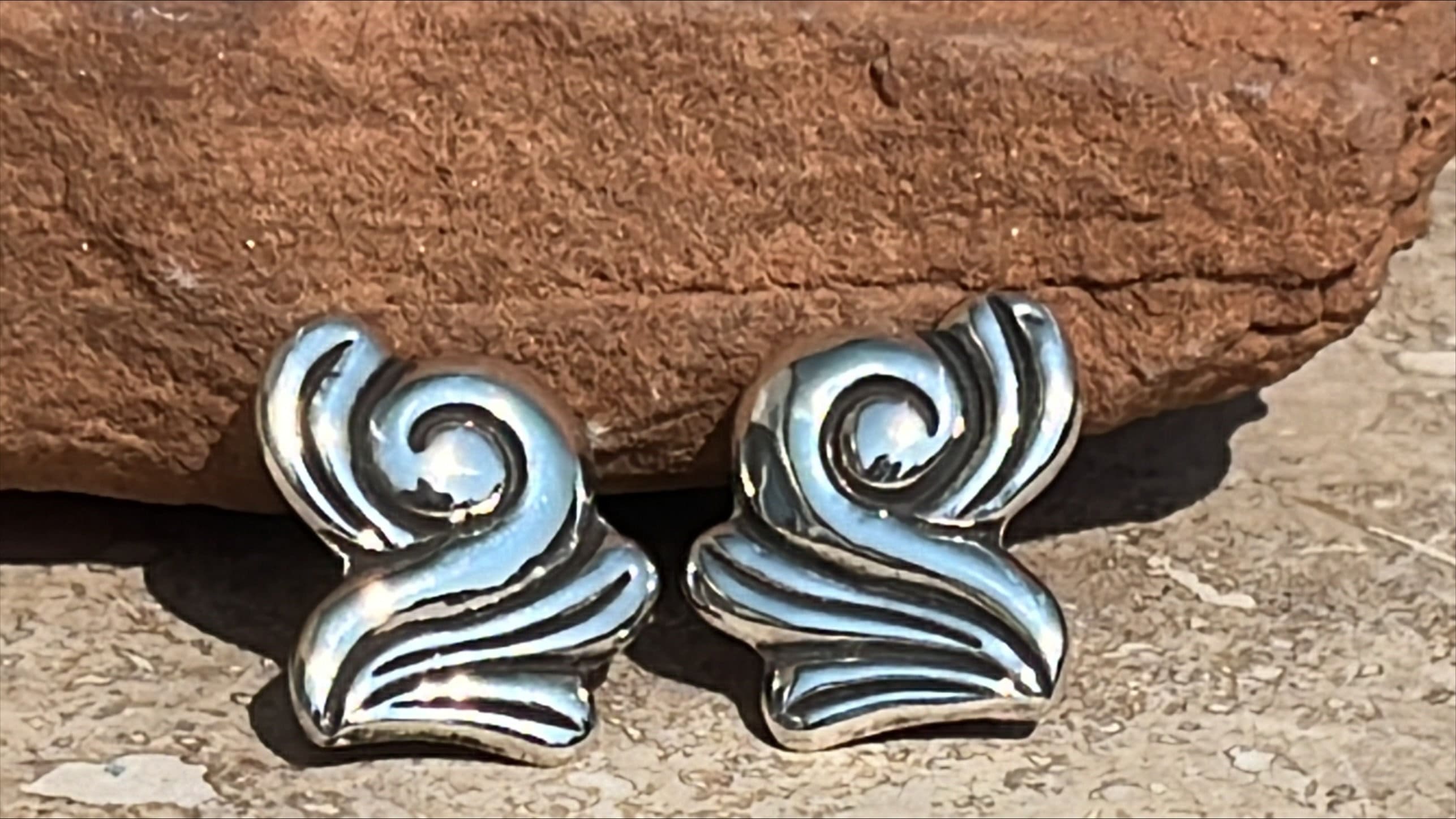 vintage Mexico silver バングル Vintage Mexico Sterling Silver Multi Stone Southwest Cuff