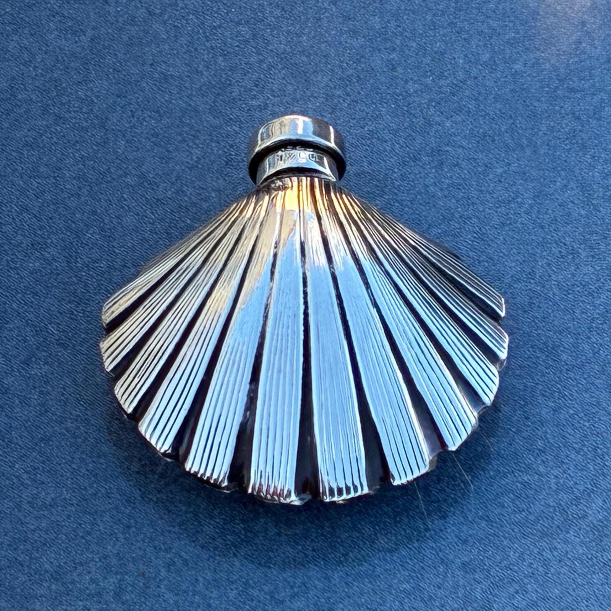 Vintage Tiffany & Co Sterling Silver Seashell Beach Girl Perfume