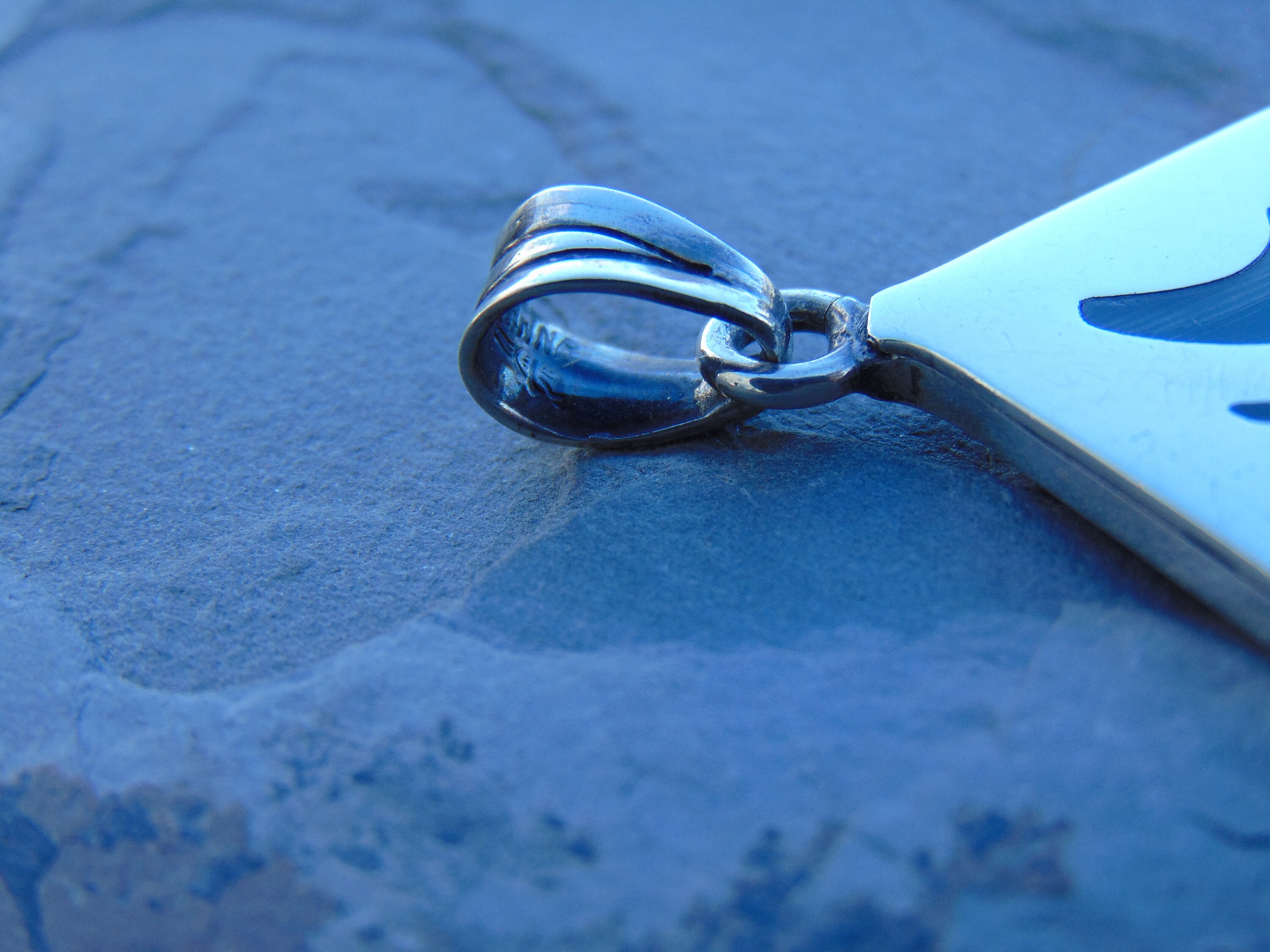 Janna Thomas ~ Vintage Mexican Sterling Silver and Dyed Blue