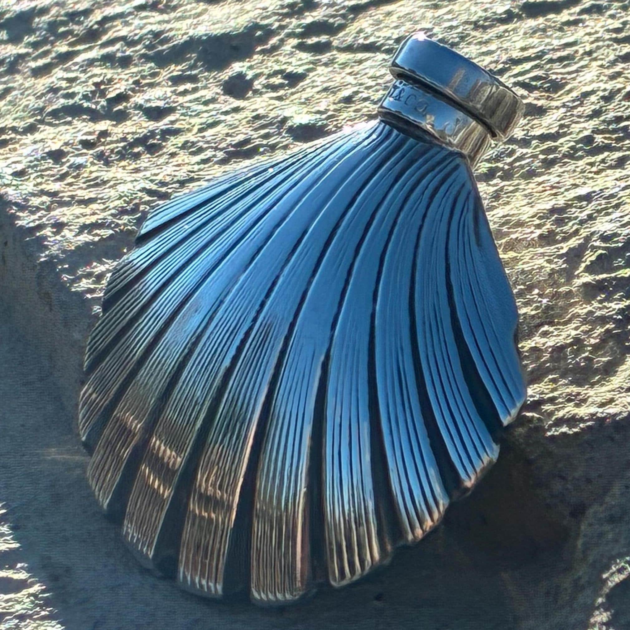 Vintage Tiffany & Co Sterling Silver Seashell Beach Girl Perfume