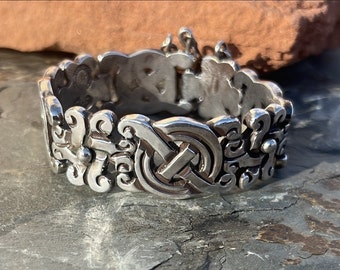 Spratling Vintage Taxco Sterling Silver Fertility Bracelet c. 1940's