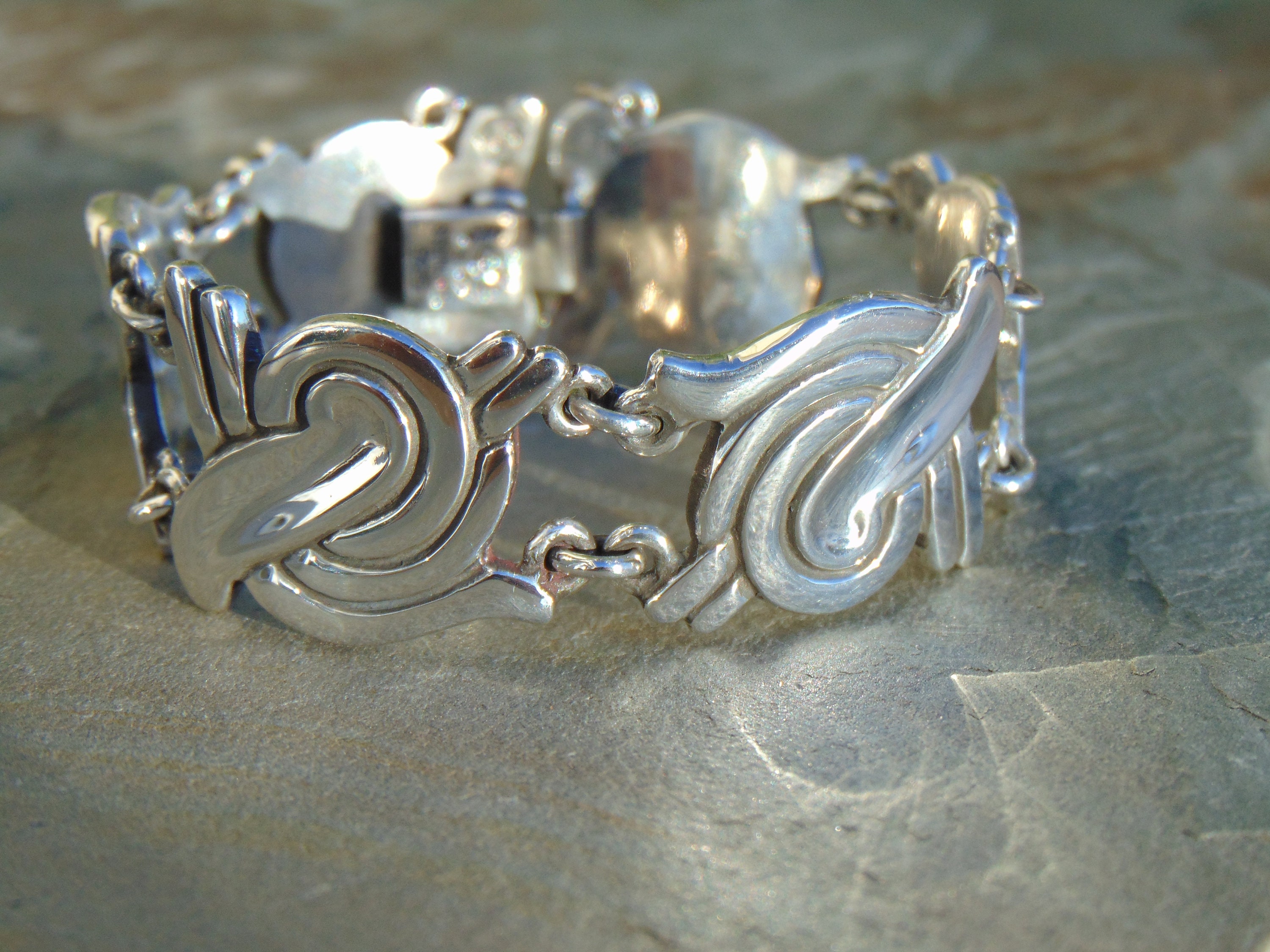 Pedro Castillo ~ Vintage Taxco Mexico Sterling Silver Heavy Link