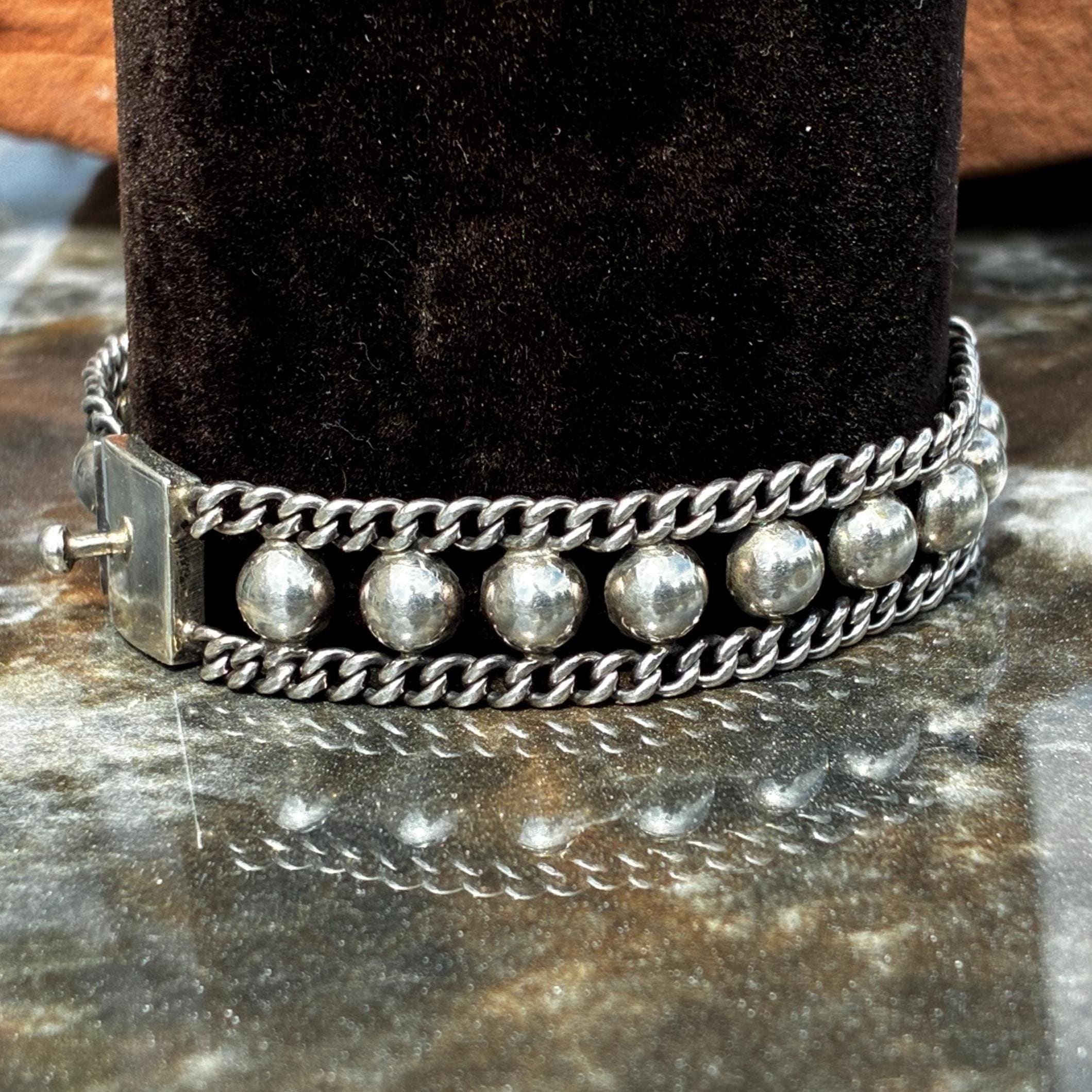 Mexican silver bracelet - Etsy 日本