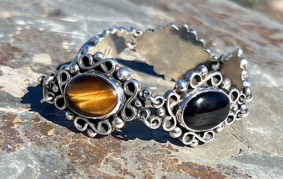 Bernice Goodspeed ~ Vintage Mexican Sterling Silver Multi Stone