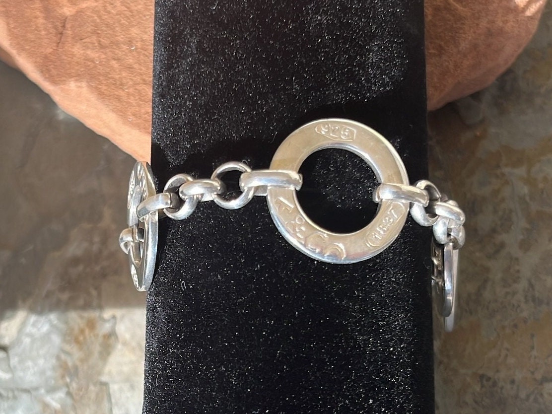 Tiffany and Company Sterling Silver T&CO 1837 Four Ring Tiffany and Company Sterling Silver T&CO 1837 Four Ring