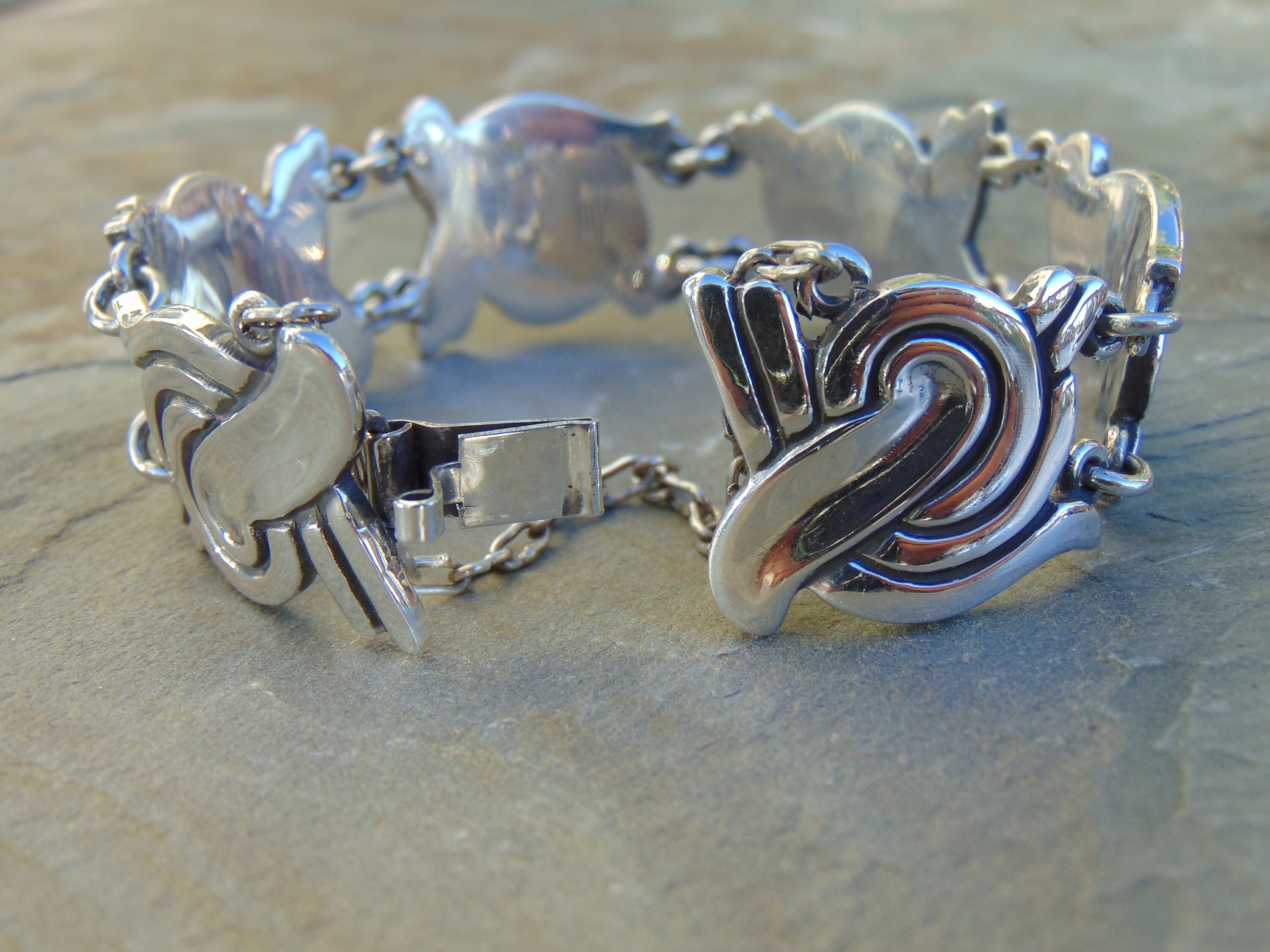 Pedro Castillo ~ Vintage Taxco Mexico Sterling Silver Heavy Link