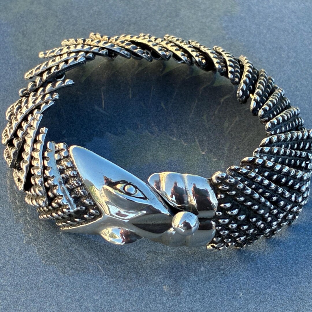 D'molina ~ Vintage Mexico Sterling Silver Articulated Snake