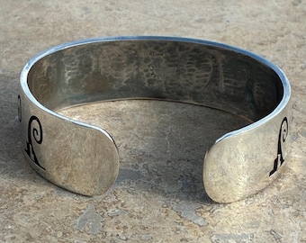Gene Pooyouma Vintage Hopi Big Waves Vintage Sterling Silver