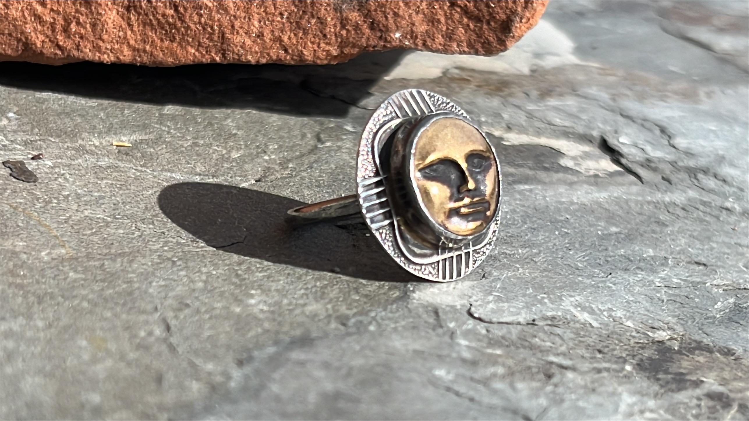 tabra　tunoa タブラ　リング　指輪　シルバー　ハンドメイド　太陽神　銅 tabra tunoa タブラ リング 指輪 シルバー ハンドメイド 太陽神 銅