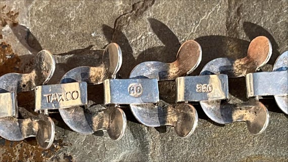 Rafael Dominguez ~ Vintage Taxco 960 Silver Mid Century Bracelet