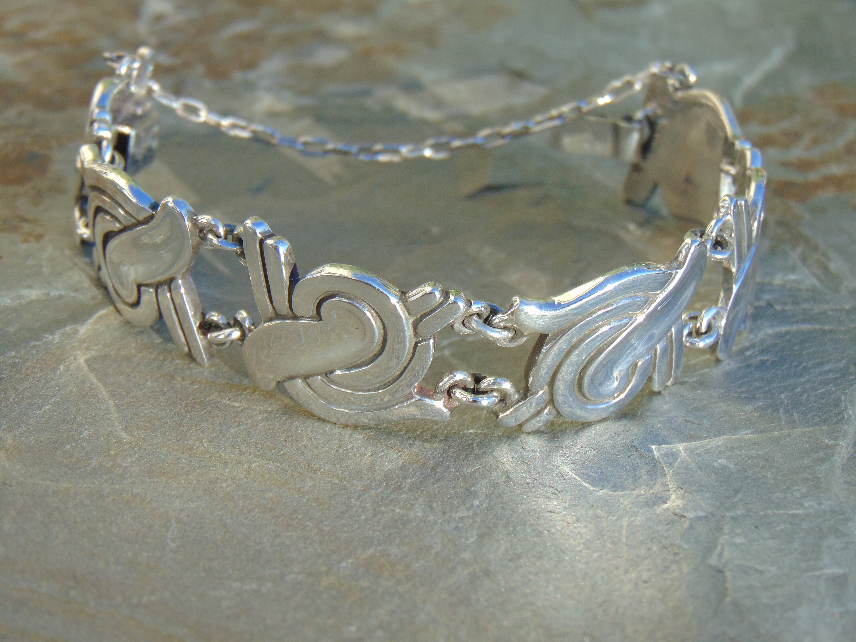 Pedro Castillo ~ Vintage Taxco Mexico Sterling Silver Heavy Link