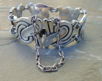 Pedro Castillo ~ Vintage Taxco Mexico Sterling Silver Heavy Link