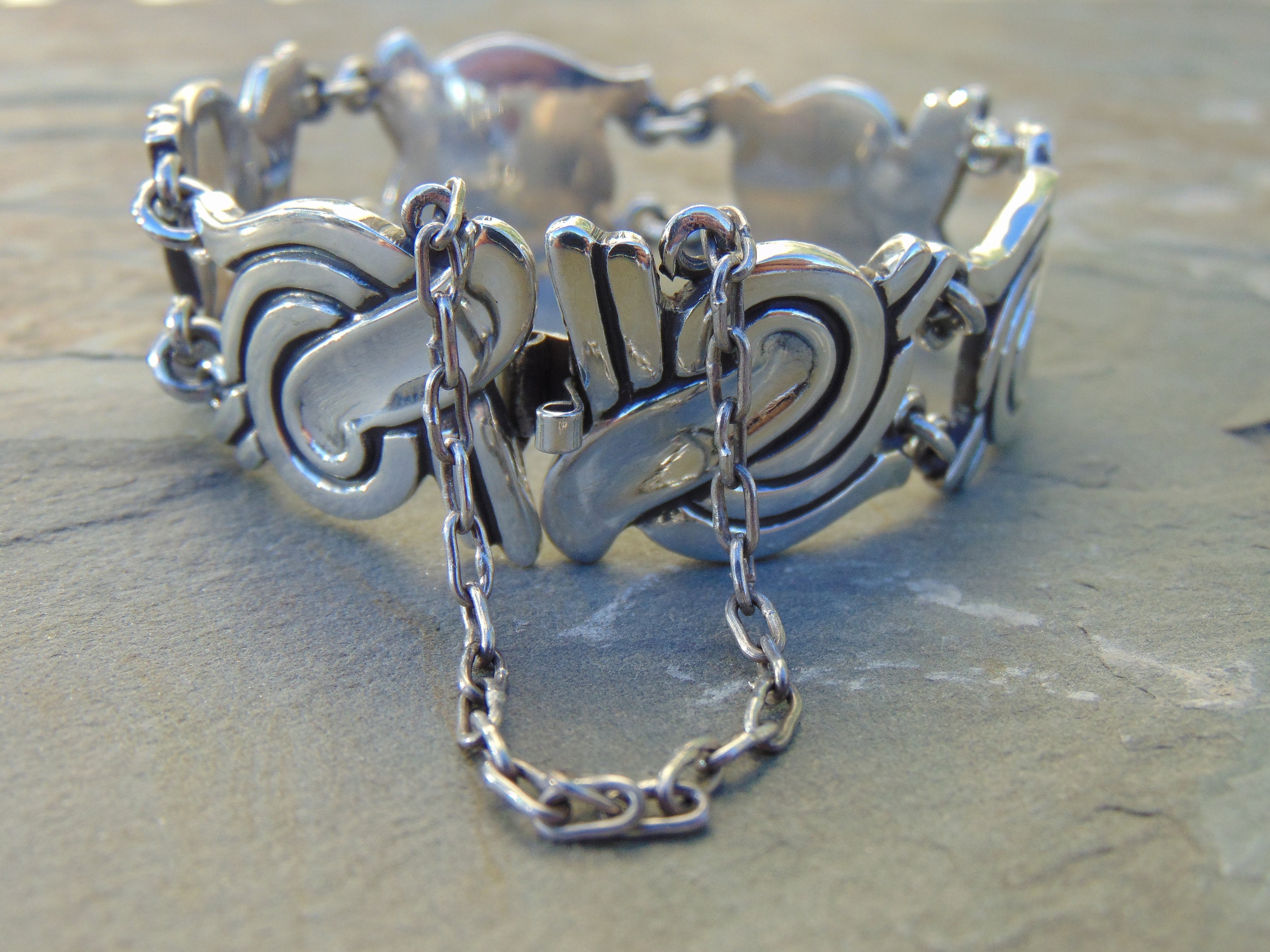 アクセサリー Mexican silver bracelet vintage Vintage Mexico Sterling Bracelet