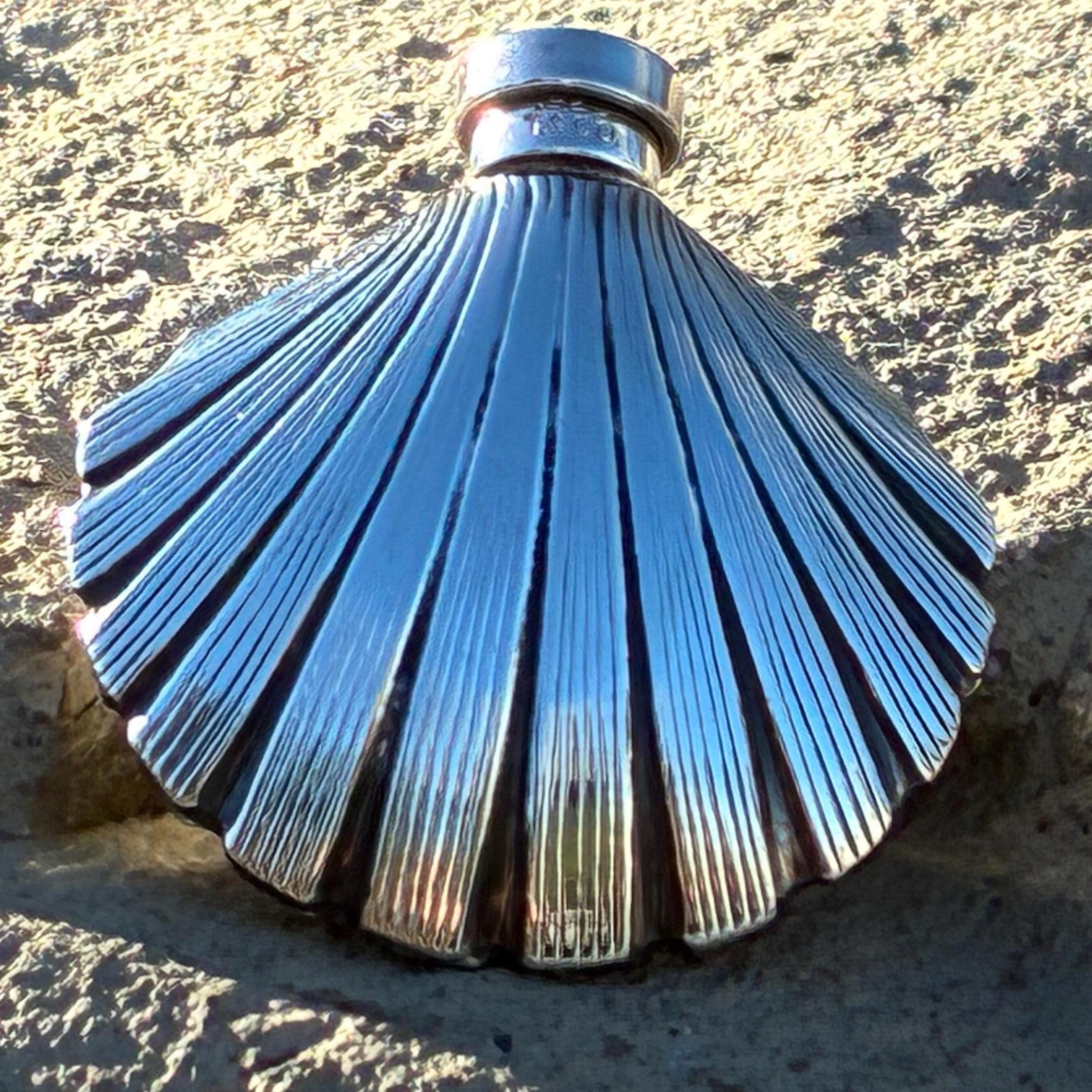 Vintage Tiffany & Co Sterling Silver Seashell Beach Girl Perfume
