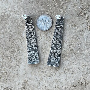 Carolyn Pollack Vintage Southwestern Sterling Silver Overlay Post Earrings image 5