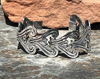 Vintage Mexico Sterling Silver Heart Link Bracelet ~ C. 1940s - Etsy