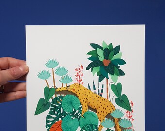 Print affiche reproduction Jungle A4