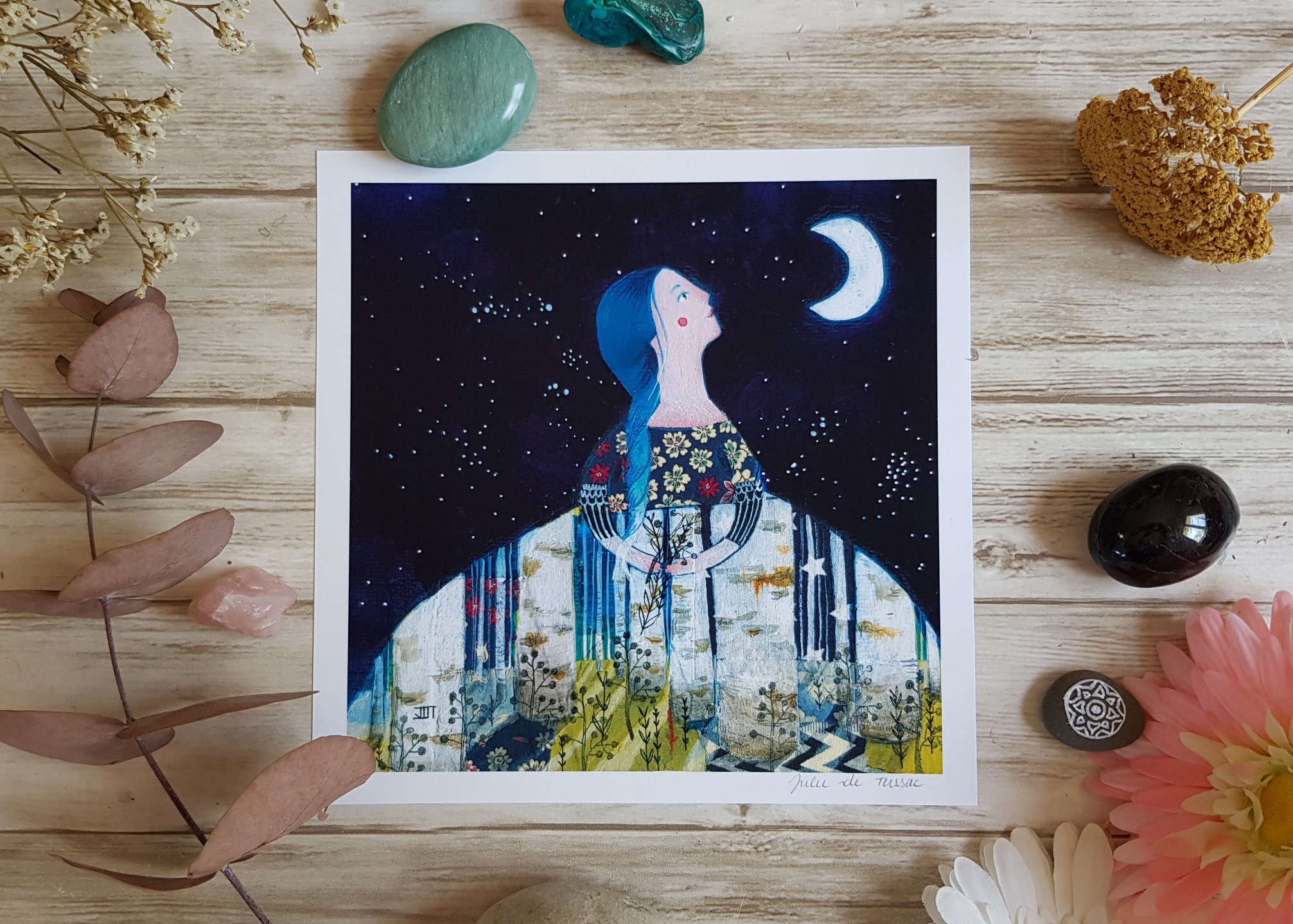 Print Reproduction Mona Luna 20x20cm