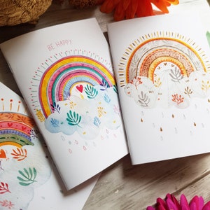 Quaderni illustrati Arcobaleni Multicolori - A6