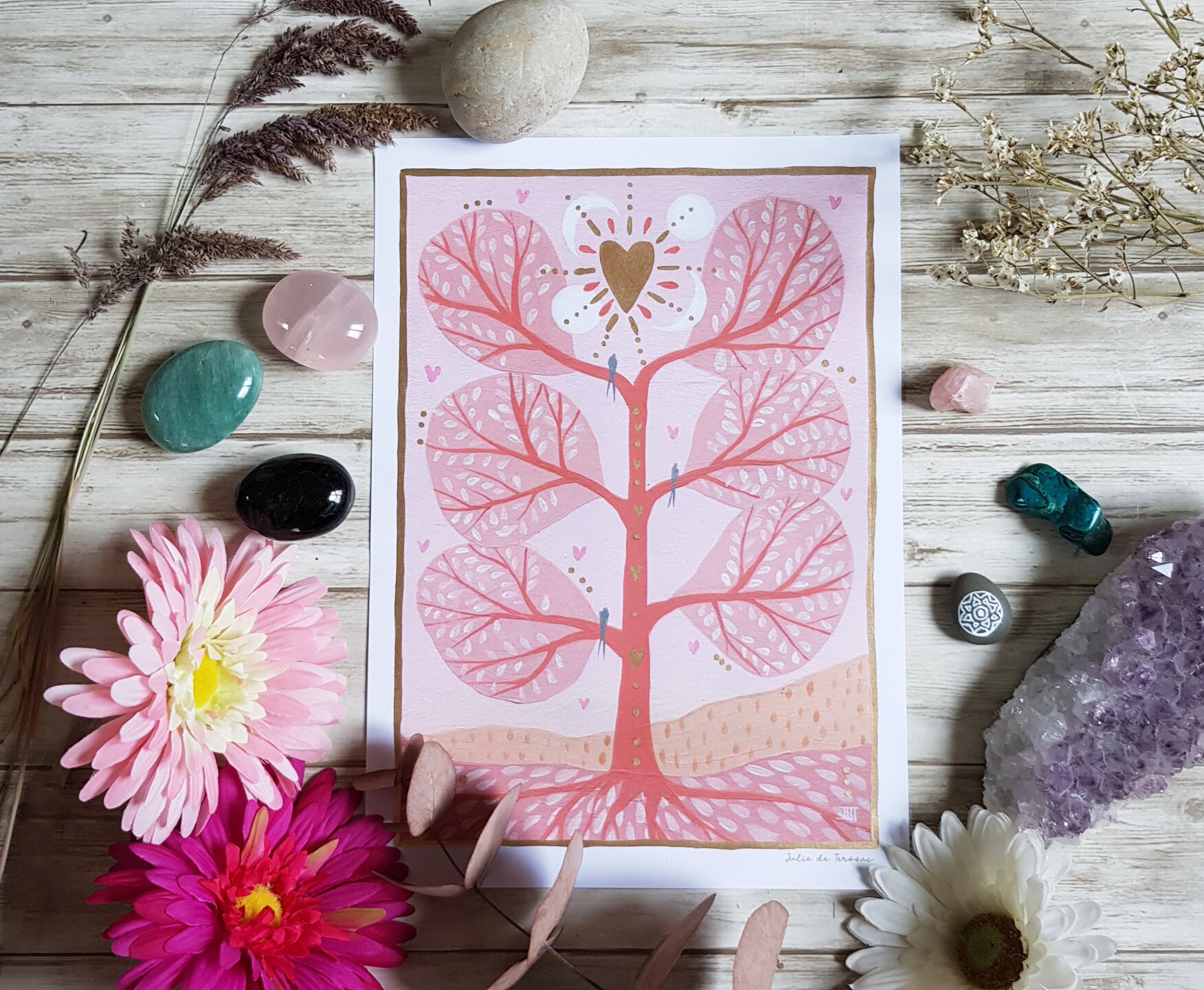 Print Reproduction Arbre de Vie A4 et A5