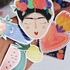 Stickers Frida Kahlo - pack de 5