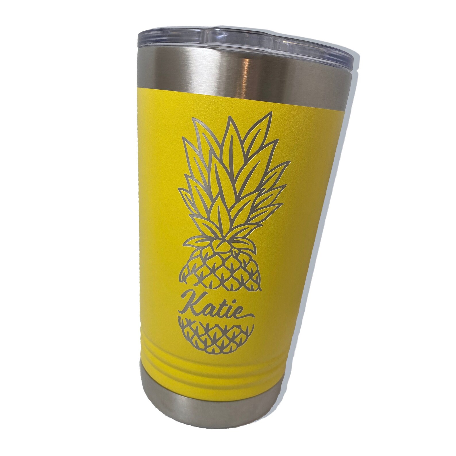 Pineapple Tumbler Custom Engraved Coffee Mug Personalized Etsy