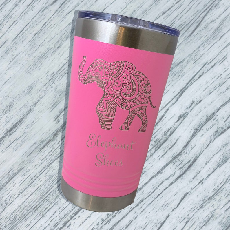 Elephant Tumbler custom engraved coffee mug tumbler with Etsy