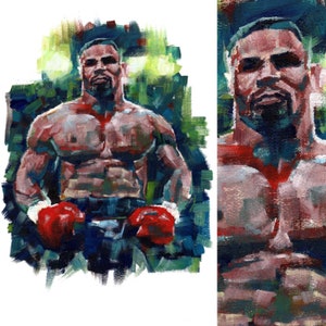 A4 Kunstdruck - Mike Tyson