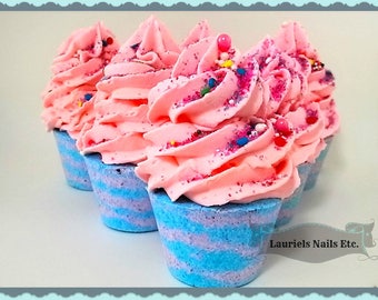 40 Cupcakes, bath bombs, bath bomb cupcake,