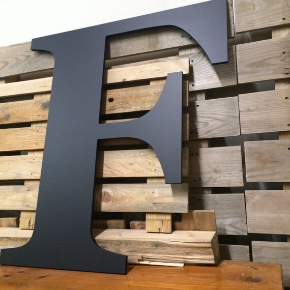 Big Wooden 30 In Letter Wedding Guest Book - Wood Letter Wall Art