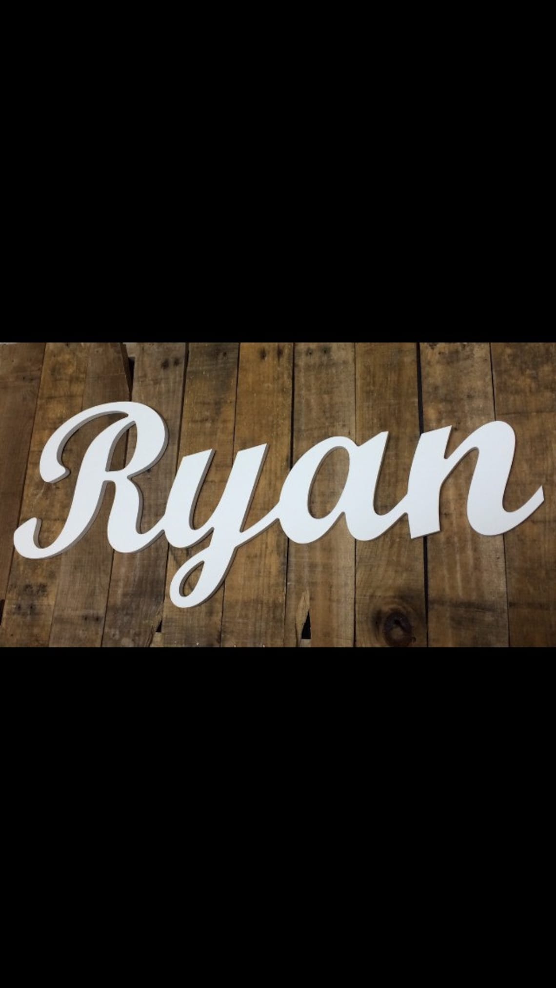 Custom Wooden Names in Script Dorm Decor Nursery Design Etsy