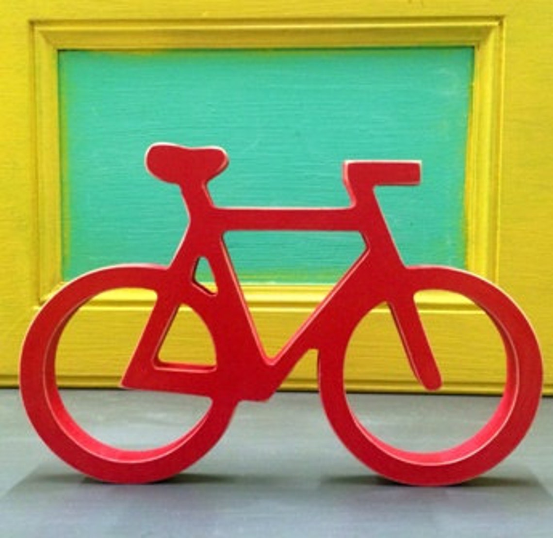 Bicycle Wall Decor. Wooden Art for Wall. Almost 6 Tall X Etsy