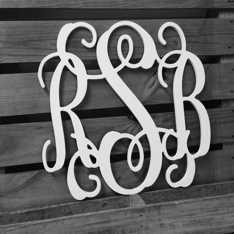 giant monogram