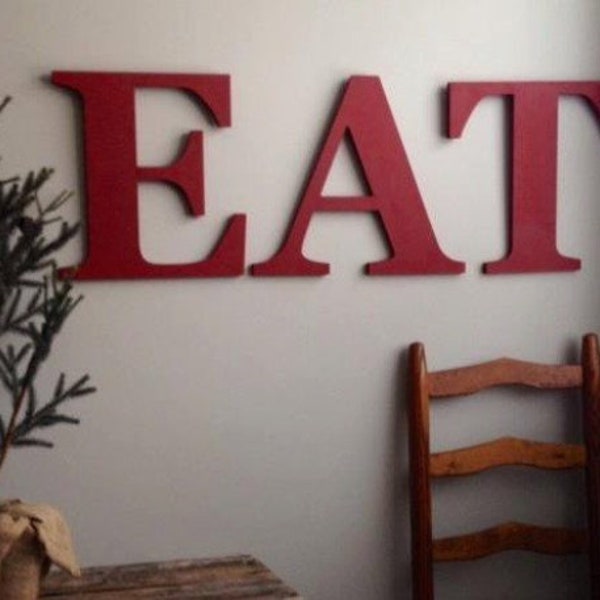 Kitchen Letters Etsy