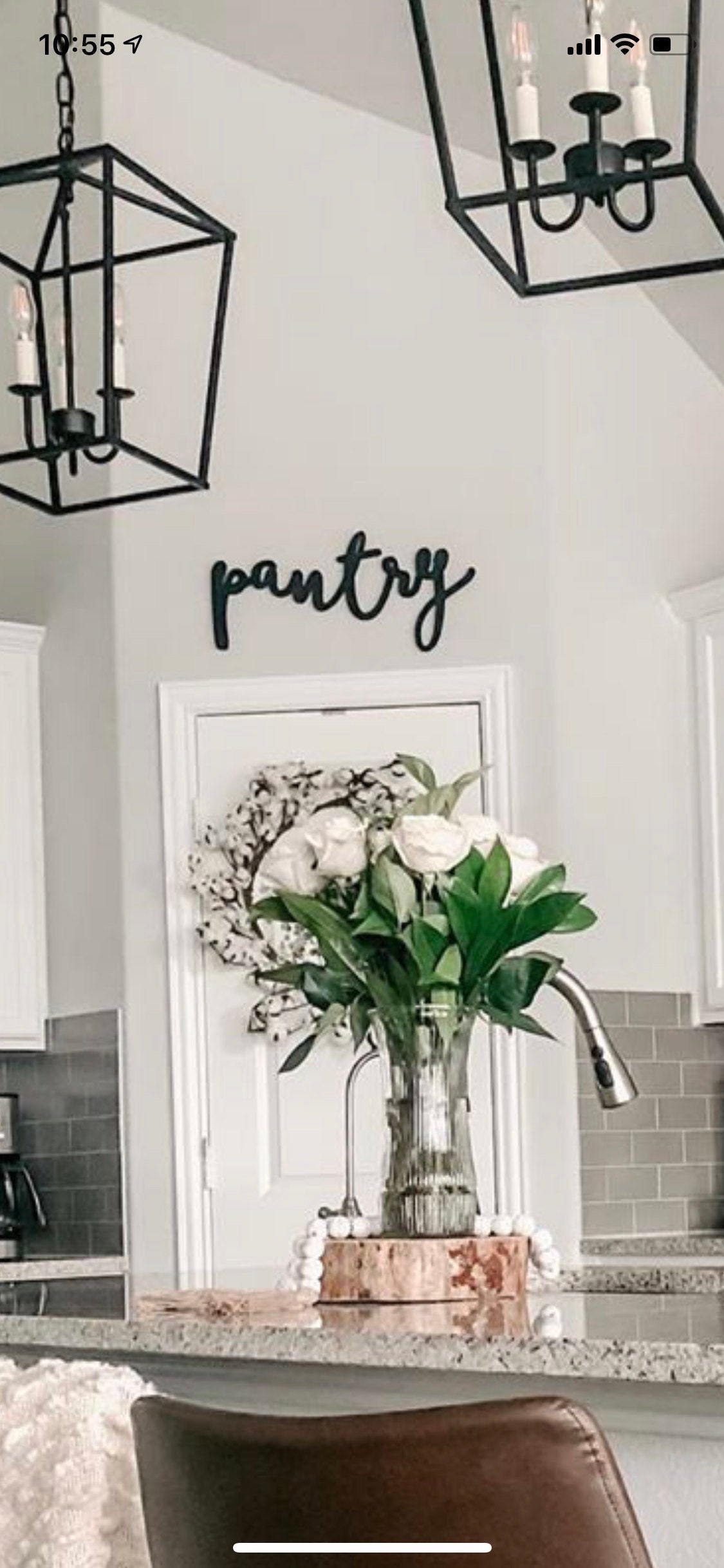 pantry | kitchen decor |  farmhouse decor, wooden word cutout sign | …