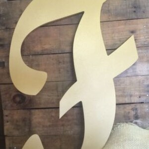 Extra Large Script F l Letter F Cursive Capital Alphabet | Etsy