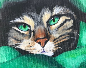 Pet Portrait (NEW ITEM) Perfect Little 6"x6" Painting