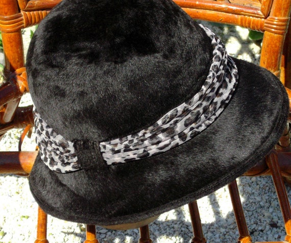 Vintage Felt 70\'s Wide Brim Hat 70s Floppy Wool Hat – Conner Hats main image 4