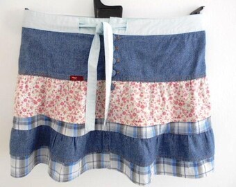 Jean Skirt Jeans Trasformati In Gonna Tutorial Denim Skirt ONLY