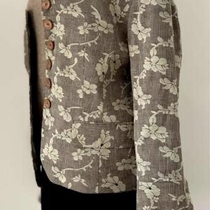 Pull bohème unique, pull recyclé, coupe ample, look décontracté, fait main, matières naturelles image 5