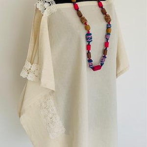 Strandmode, Unisex Poncho, Strandkleid, Urlaubskleid, Homewear, Plus Größe, lässiger Boho Stil