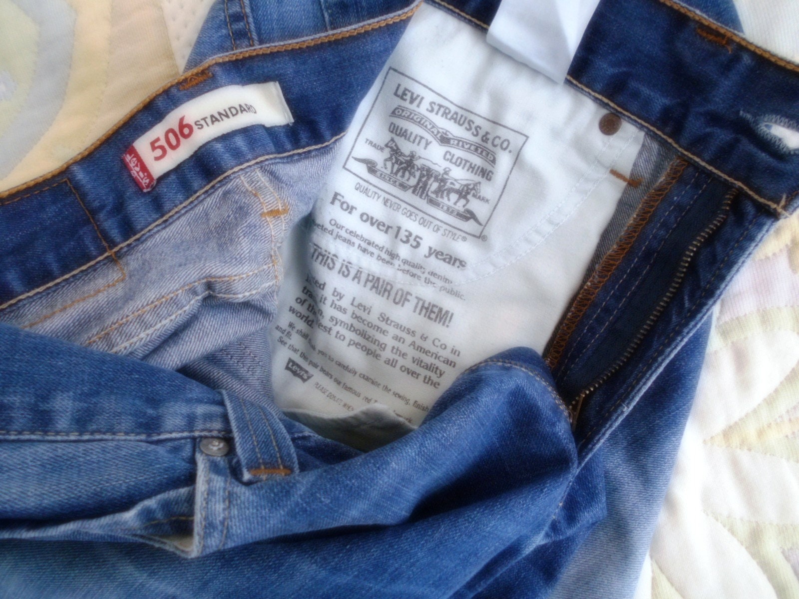 Men's Jeans LEVIS 506 Standard Jeans With Normal Height - Etsy