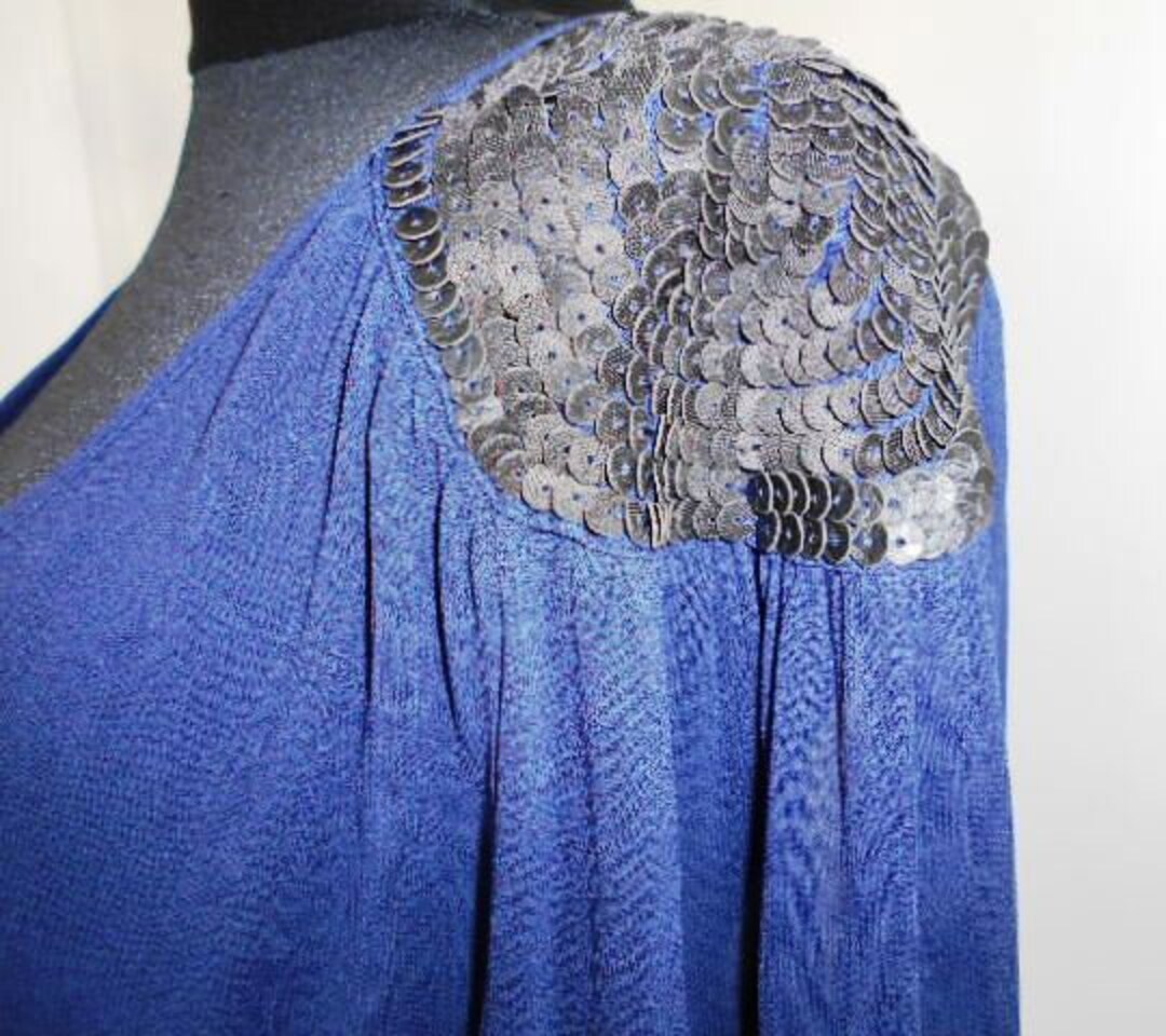3050205 Blue Classic Collar Blouse
